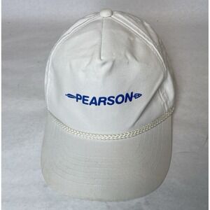 Vintage Ben Pearson Archery White Snapback Rope Bow Hunting Hat Cap